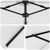 vidaXL Dārza cantilever parasols Smilšu 372 x 198 x 243 cm