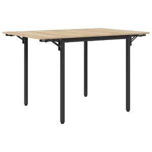 vidaXL Izple&scaron;amais ēdamgalds 120 x 81,5 x 75 cm Inženierijas koks