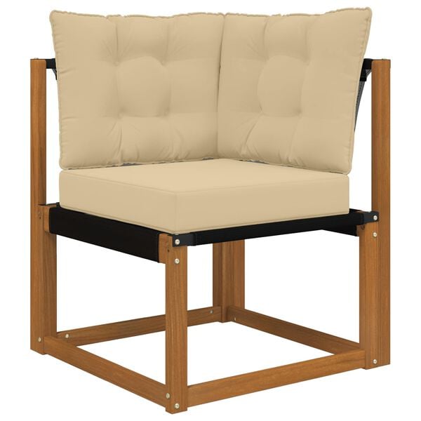 vidaXL Āra dīvāna spilvens 3 pcs Bē&scaron;a Poliesters