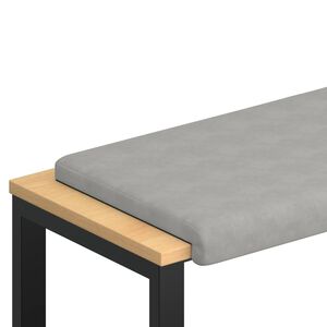 vidaXL Solspilvens Mikro&scaron;ķiedra Gai&scaron;i pelēka Dziļums 35 cm