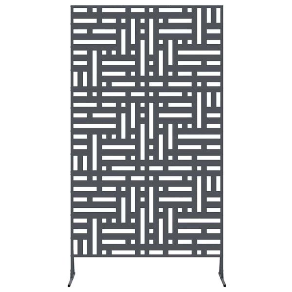 vidaXL Privātuma ekrāns Antracīts 100 x 50 x 180 cm Tērauds