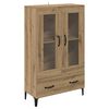 vidaXL Augstais skapītis Artisānā ozols 70 x 31 x 115 cm