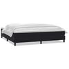 vidaXL Box Spring Gulta ar matrača Melns 200x220 cm samts