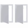 vidaXL Piekļuves paneļi 2 gab. Balts 15 x 23 cm ABS plastmasa