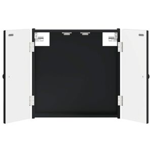 vidaXL Dartboard skapis EDE Melns 52,5 x 10,5 x 53,5 cm