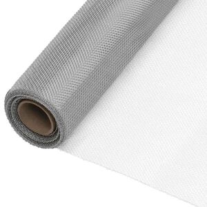 vidaXL Tīkli 60 x 1000 cm Mesh Nerūsējo&scaron;ā tērauda 201 Sudraba