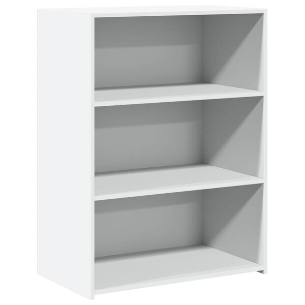 vidaXL kumode, balta, 70x41x93 cm, inženierijas koks