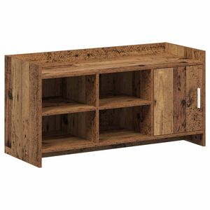 vidaXL Apavu skapis Vecs koks 100 x 39,5 x 51 cm Inženierijas koks