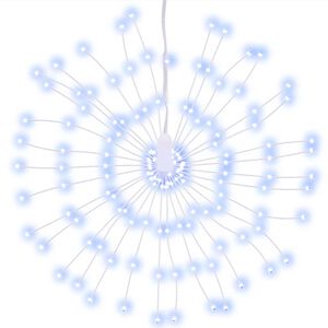 vidaXL Ziemassvētku dekorācija, 140 LED, vēsi baltas, 17 cm