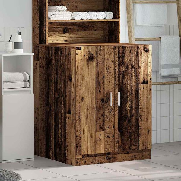 vidaXL veļasma&scaron;īnas skapītis, veca koka, 70,5x71,5x91,5 cm