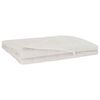 vidaXL Svars sega Balts 150 x 200 cm 11 kg 100% Kokvilna 205T