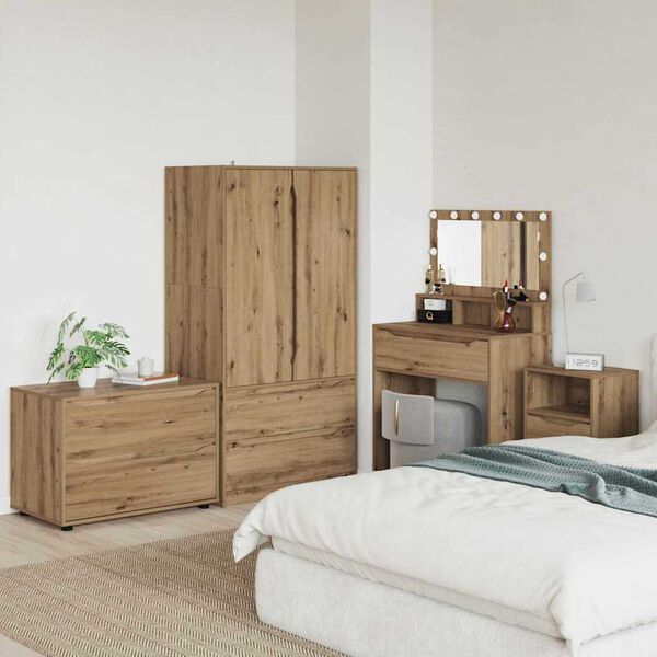 vidaXL Skapītis Artisānā ozols 80 x 48 x 57 cm Inženierijas koks