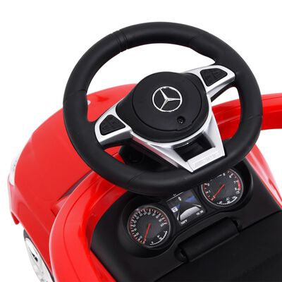 vidaXL stumjams rotaļu auto, Mercedes-Benz C63, sarkans