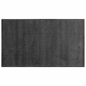 vidaXL Durvju paklājs Gai&scaron;i pelēka 60 x 40 cm 100% poliamīds