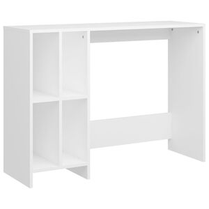 vidaXL rakstāmgalds, 102,5x35x75 cm, inženierijas koks, balts