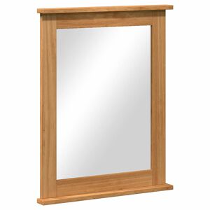 vidaXL Spogulis VIGO Medus brūns 55,5 x 5 x 70 cm Priedes masīvkoks