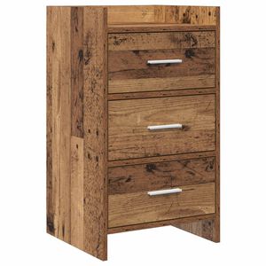vidaXL Nakts skapī&scaron;i Vecs koks 40 x 36 x 70 cm Inženierijas koks