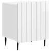 vidaXL Nakts skapītis Spīdīgi balts 43 x 34,5 x 52 cm