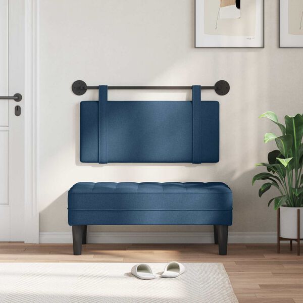 vidaXL Karājo&scaron;s galvgalis Vienkrāsains Zila 100 x 55 x 5 cm audums