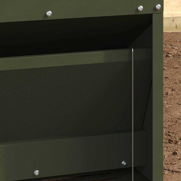 vidaXL Vistas svara barotājs Olīvu zaļ&scaron; 33 x 42 x 40 cm