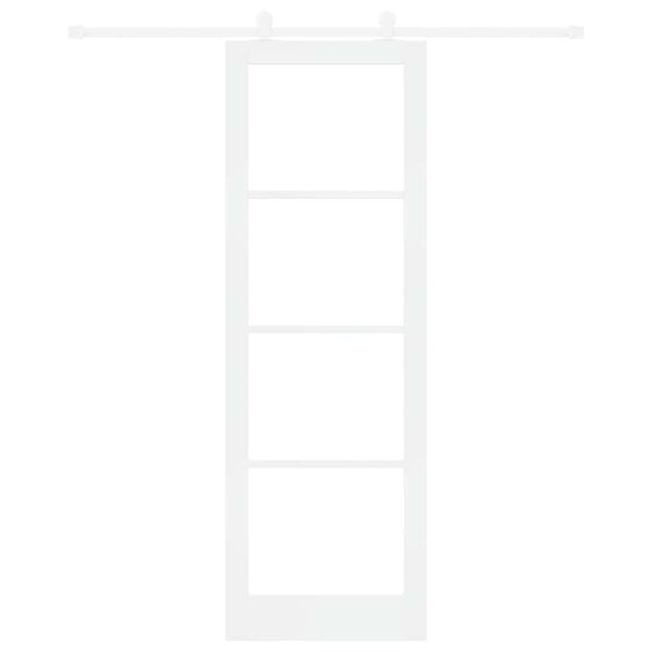 vidaXL Slīdo&scaron;ās durvis ORKDAL Balts 78 x 232 cm