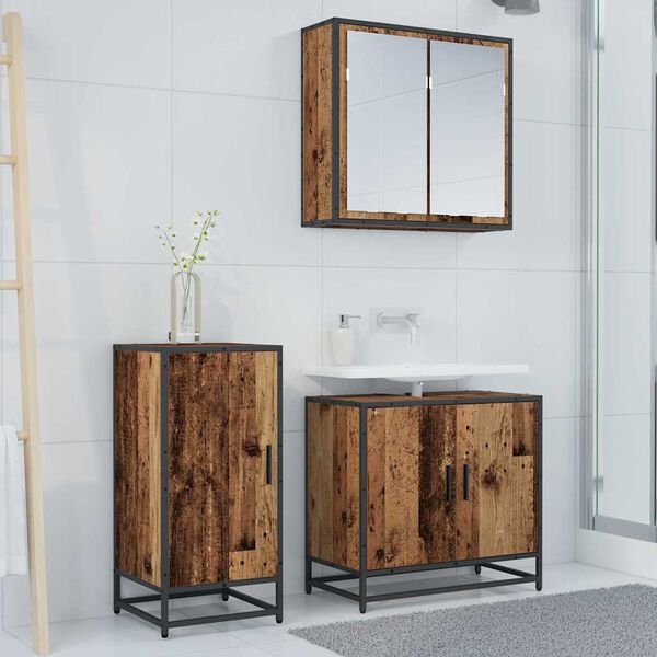 vidaXL Puse Vecs koks 35,5 x 35 x 76 cm