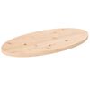 vidaXL galda virsma, 70x35x2,5 cm, masīvkoks, priede, ovāla