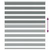 vidaXL žalūzijas zebra 130x100 cm auduma platums 125,9 cm poliesters