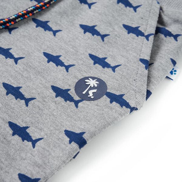 Bērnu &scaron;orti ar aukliņu, jaukti gai&scaron;i pelēka, 140