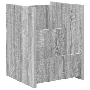 vidaXL Žurnālu statīvs Pelēks Sonoma 35 x 35 x 45 cm Inženierijas koks