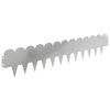 vidaXL Zāliena Apmale 30 pcs 103 x 20 cm Tērauds Sudraba