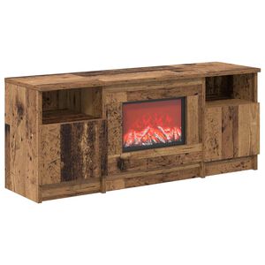 vidaXL Elektriskais kamīns Vecs koks 98 x 28,5 x 40,5 cm