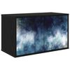 vidaXL Sienā montējams TV skapis RAALTE 69 x 33 x 40 cm Melns ozols