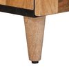 vidaXL Puse ar durvīm Dabiska 60 x 33,5 x 75 cm Cieta mango koksne