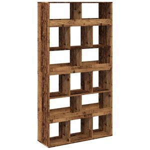 vidaXL grāmatu plaukts, veca koka, 100x33x187,5 cm, inženierijas koks