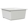 vidaXL Virtuves izlietne Balts 38 x 44 x 20 cm Granīts