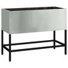 vidaXL Pacelts dārza stādītājs Sudraba 60 x 26 x 45 cm Cinkots tērauds
