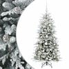 vidaXL Mākslīgā Ziemassvētku egle ar bumbiņu 120 cm 150 LED