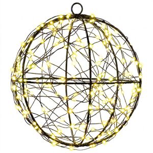 vidaXL Ziemassvētku fināla gaisma 200 LED Silti balts