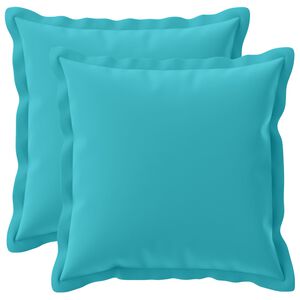 vidaXL Spilvenu pārvalks 2 gab. HOUTEN Tirkīzzila 30 x 30 cm