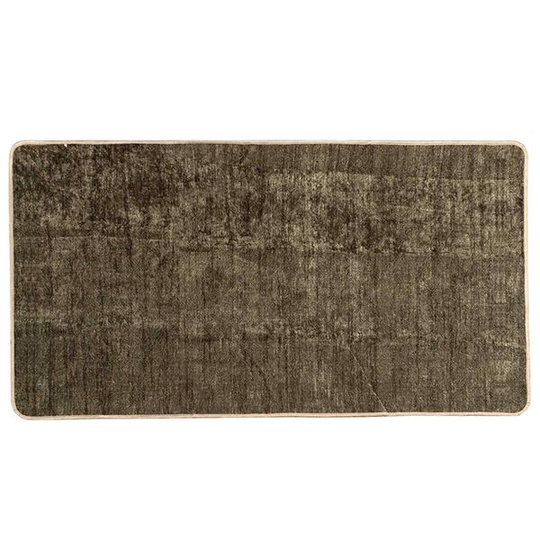 vidaXL Paklāja ceļ&scaron; MARSA Meža zaļa 150 x 80 cm Poliesters un PVC