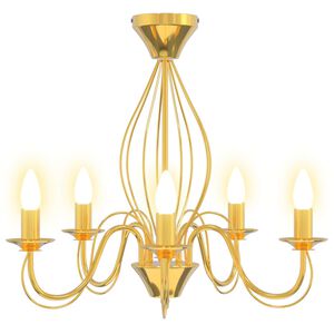 vidaXL Lustra E14 Metāls Zelts &Oslash; 52 x 47 cm