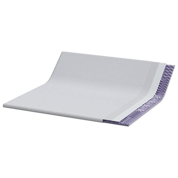 vidaXL Matracis Balts 200 x 200 cm Žakarda audums