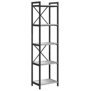 vidaXL Grāmatu plaukts 40 x 30 x 155 cm Inženierijas koks