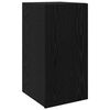 vidaXL Sienas TV Skapis 30,5 x 30 x 60 cm Melns ozolkoks