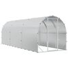 vidaXL Vistu kūts Sudraba 600 x 200 x 200 cm Cinkota tērauda