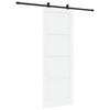 vidaXL Slīdo&scaron;ās durvis ORKDAL 83 x 232 cm Priedes masīvkoks Balts
