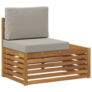 vidaXL Āra gals dīvāns Dabiska 91 x 63 x 73 cm Cietā akācijas koks