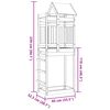 vidaXL Spēļu tornis Brūna 85 x 52,5 x 239 cm Ciets priedes koks