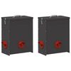 vidaXL Vistas barotava 2 Melns 32,5 x 20,5 x 43 cm 25 kg